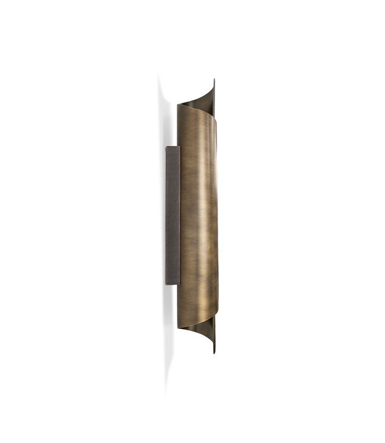 Настенный светильник Aged Brass