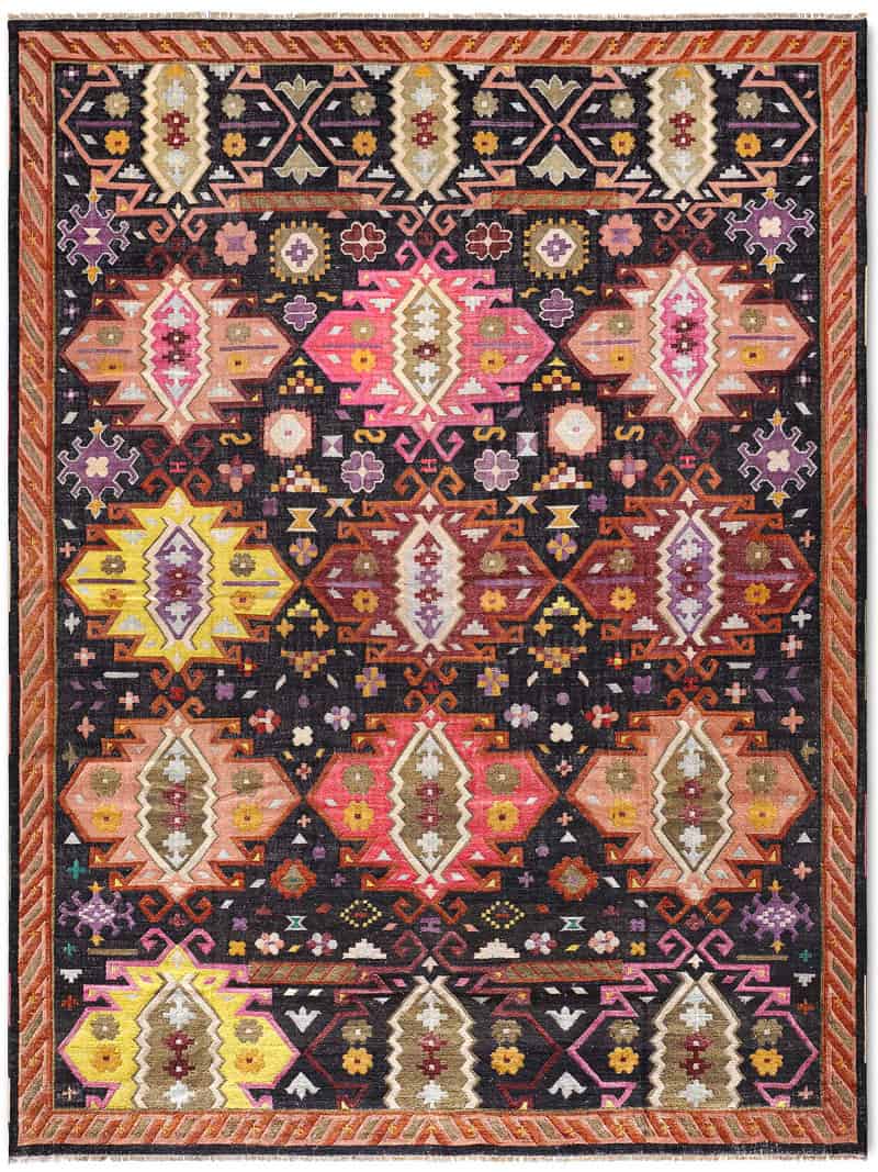 Ексклюзивний килим ручної роботи Flatweave | Розмір: 183 x 274 см