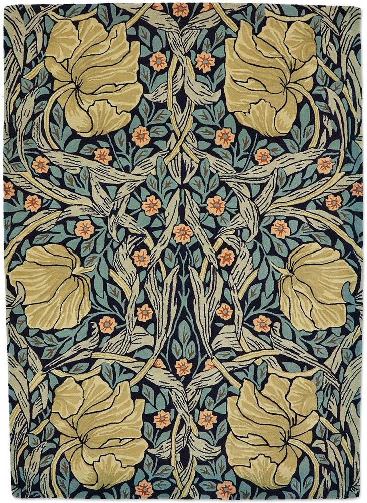 Килим ручної роботи Pimpernel Indigo 028818 | Розмір: 140 x 200 см