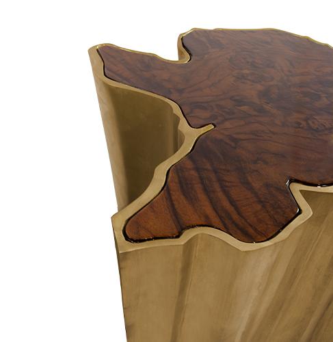 Большой приставной столик Natural Edge