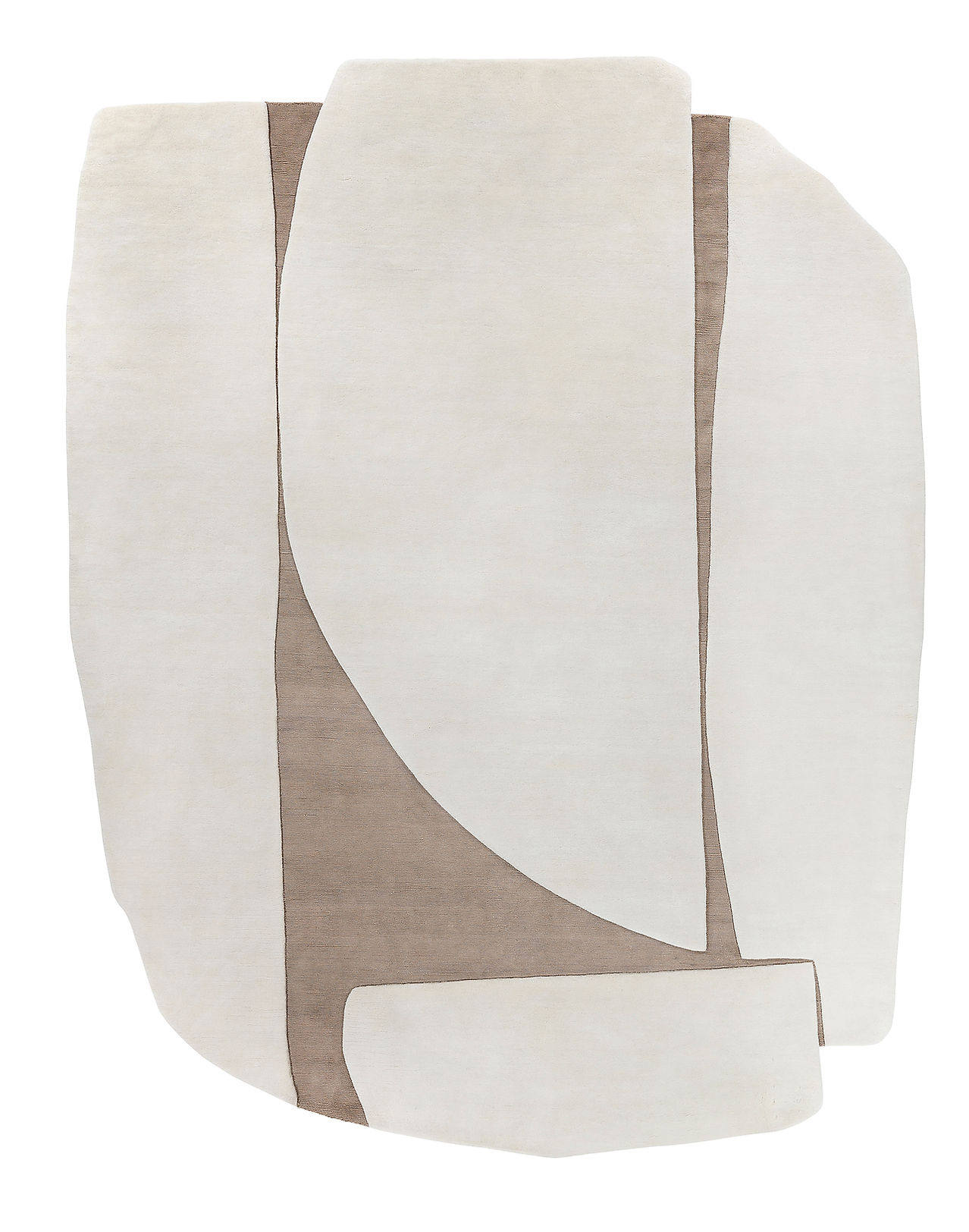 Бежевий дизайнерський килим Shaped Sand | Розмір: 240 x 310 см