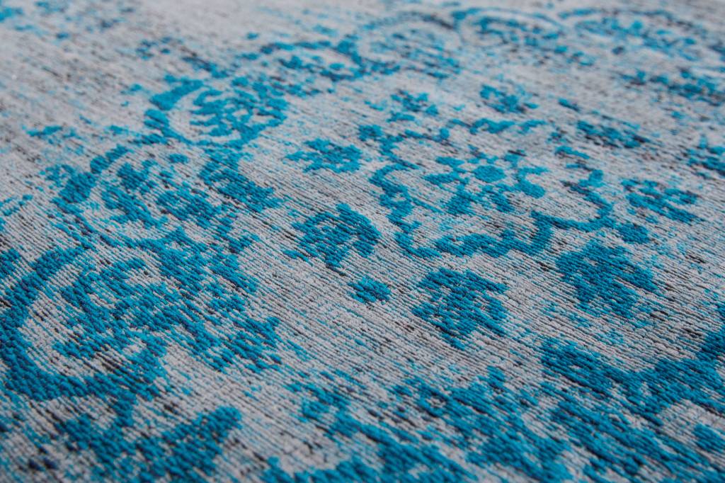 Ковер винтажный медальон Grey Turquoise | Размер: 80 x 150 см