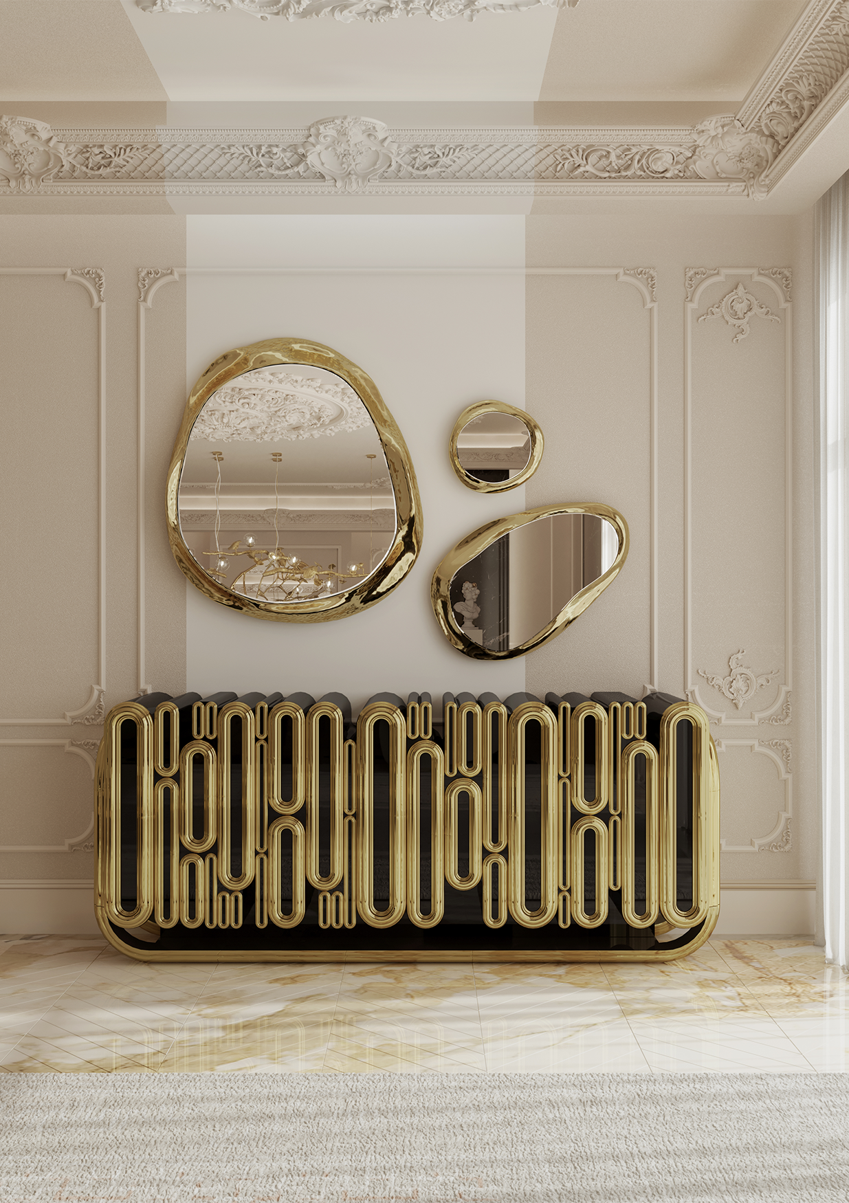 Тумба Ellipse Gold