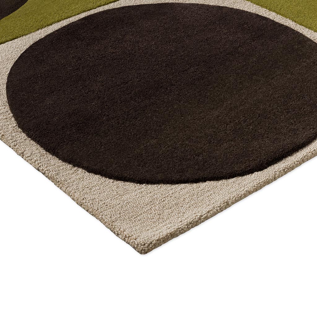Килим Spot Square Walnut/Lichen