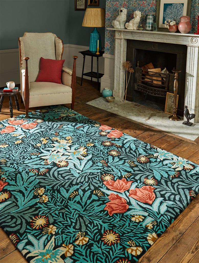 Килим ручної роботи Bower Indigo 128208 | Розмір: 250 x 350 см