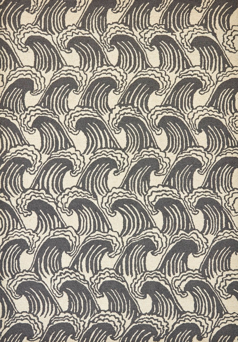 Дизайнерский ковер Waves Beige / Grey | Размер: 250 x 350 см