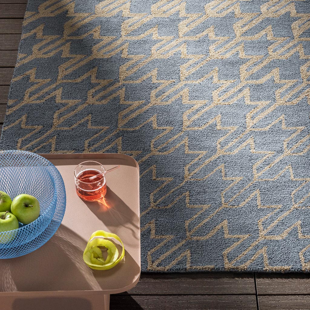 Уличный ковер TB Houndstooth Wa Bl 455708 | Размер: 250 x 350 см
