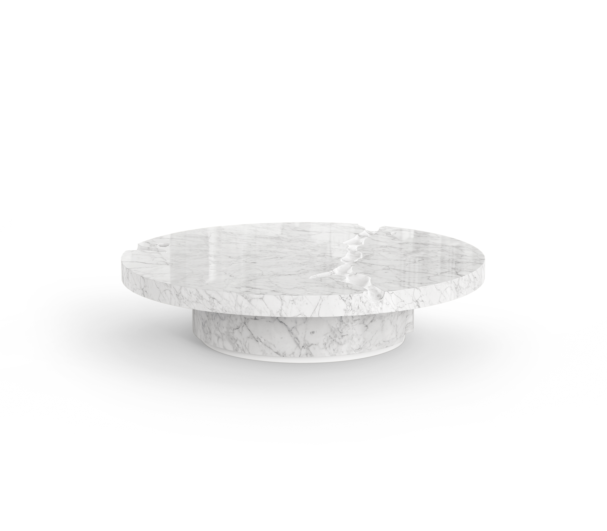 Журнальний столик Dominion Carrara Marble 3-Piece Set