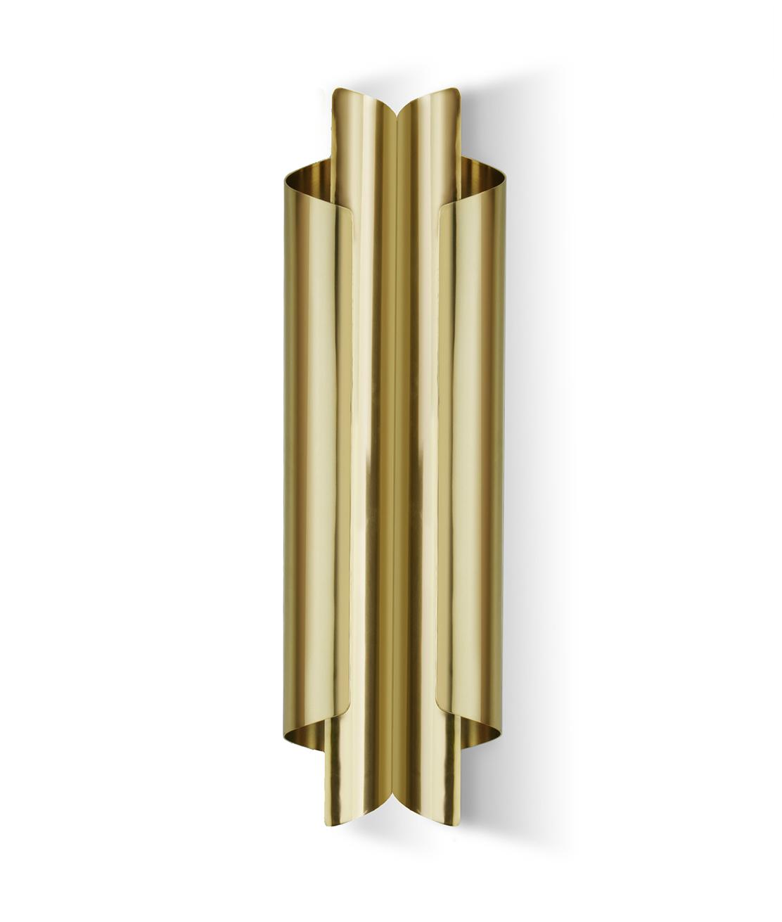Подвійний настінний світильник Aged Brass Double