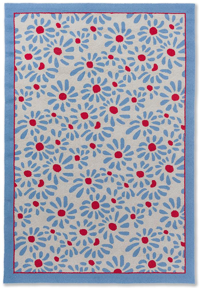 Ковер уличный Metropolitan Thorncliff Daisy Sky Blu | Размер: 140 × 200 см