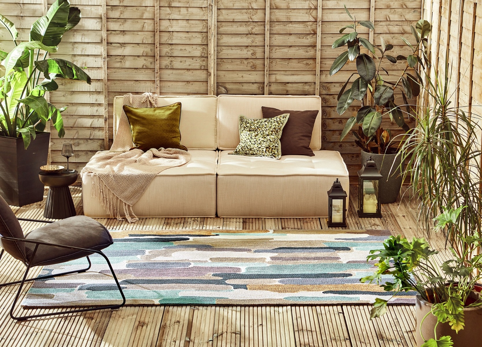 Килим Trattino-Sea Glass Outdoor | Розмір: 160 x 230 см