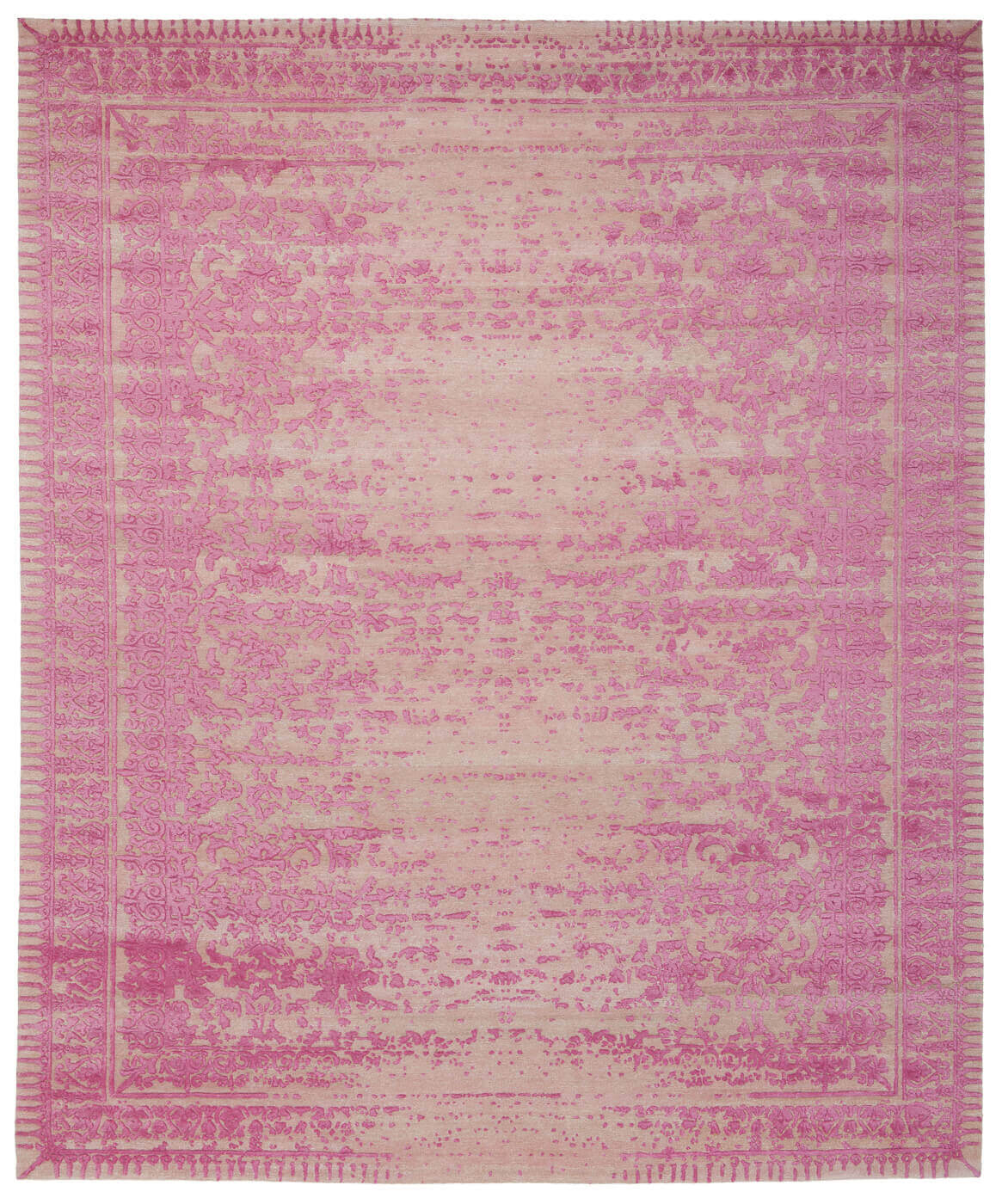 Ковер Ferrara Stomped Reverse Pink ☞ Размер: 350 x 450 см
