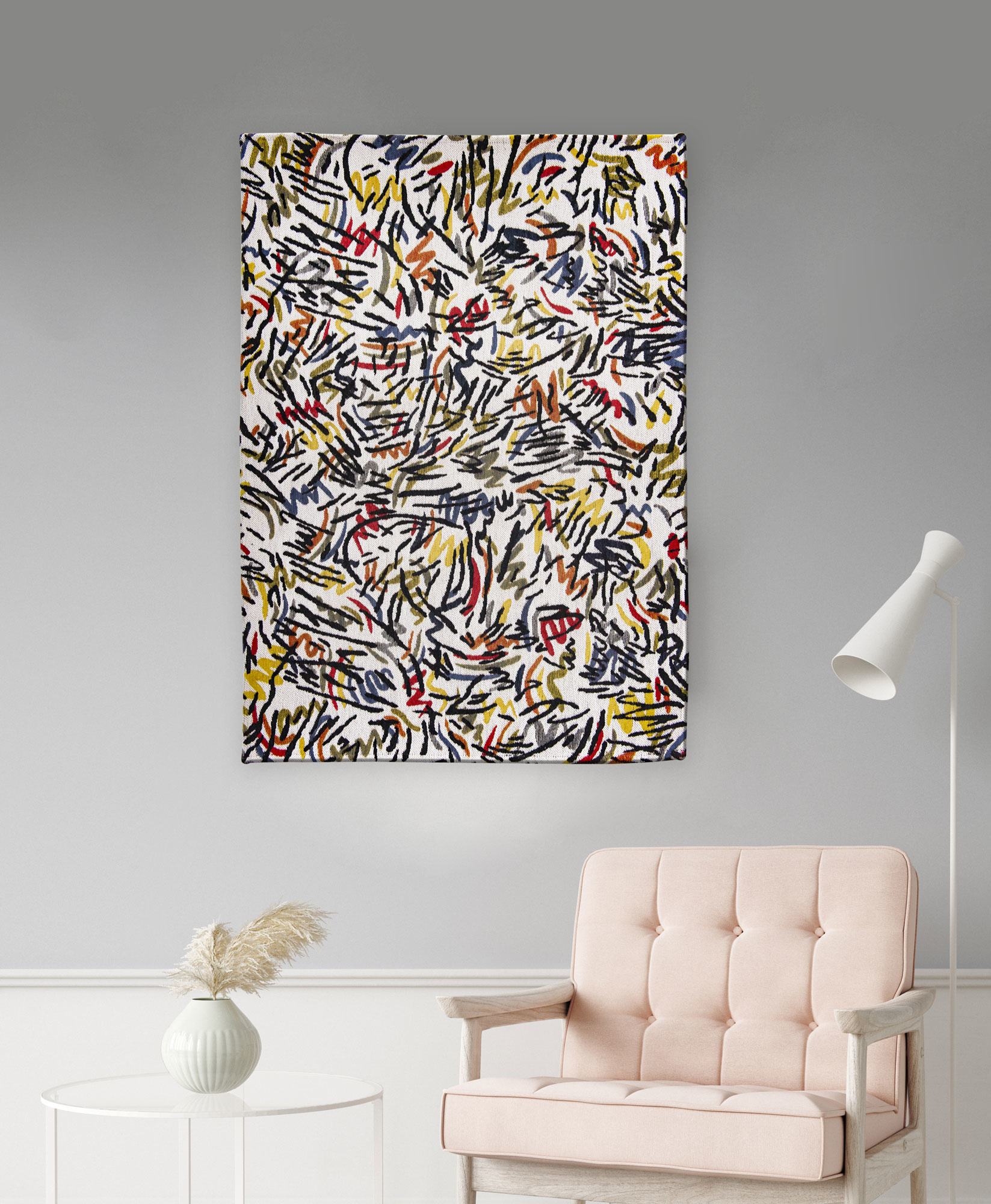 Разноцветный ковер Бельгия Street Graph | Размер: 140 x 200 см