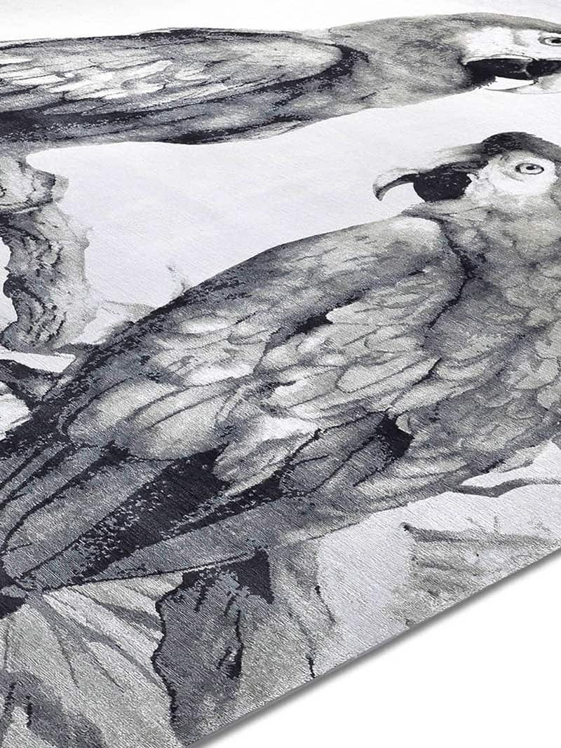 Ексклюзивний килим ручної роботи Two Parrots