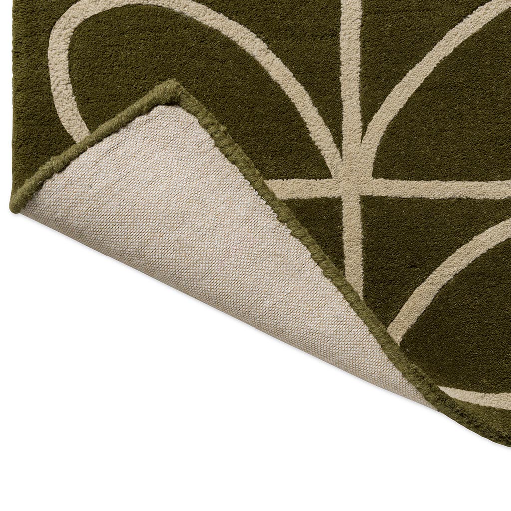 Килимова доріжка Linear Stem Olive
