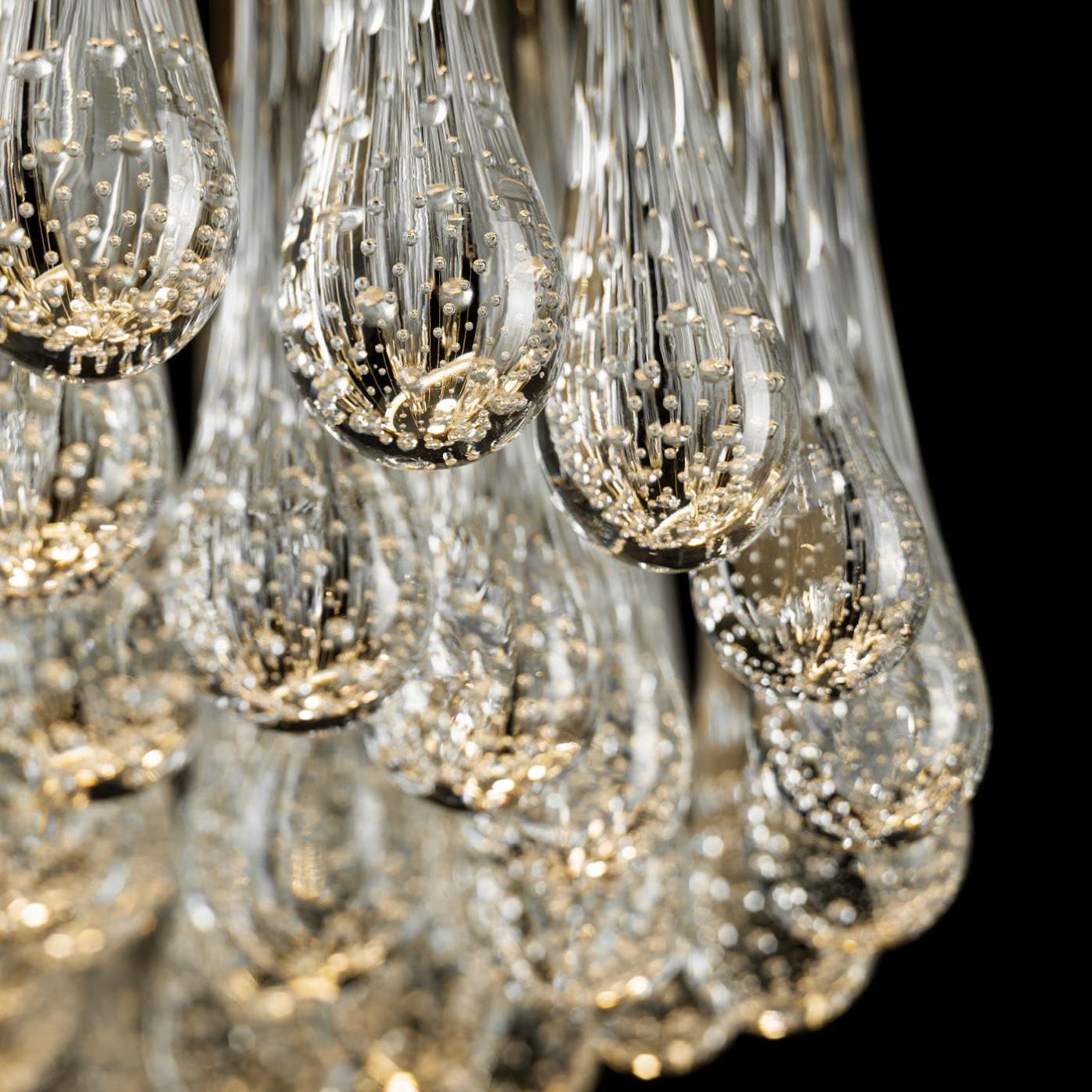 Круглая люстра Bubble Murano
