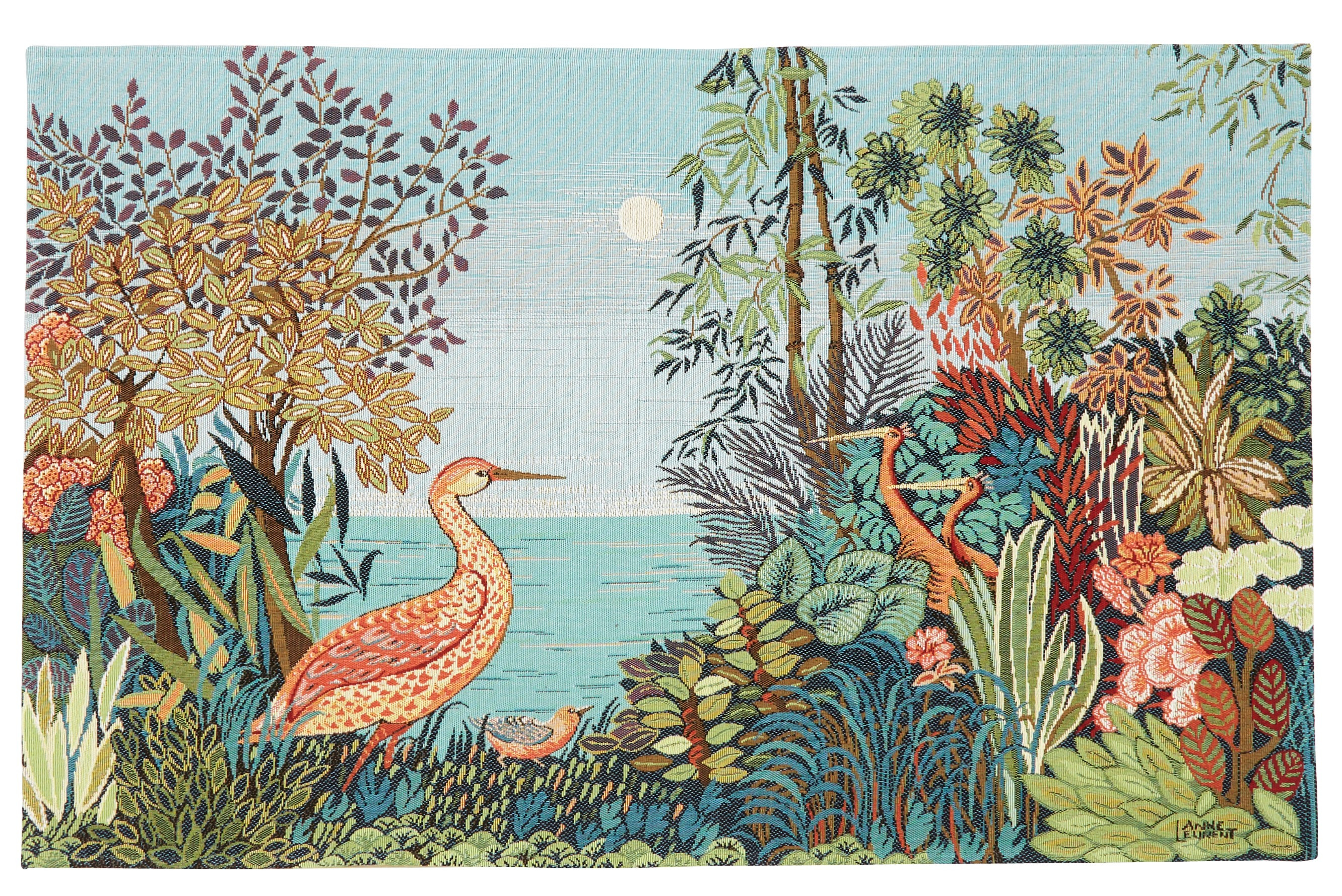 Гобелен The Heron in Nature, Anne Leurent
