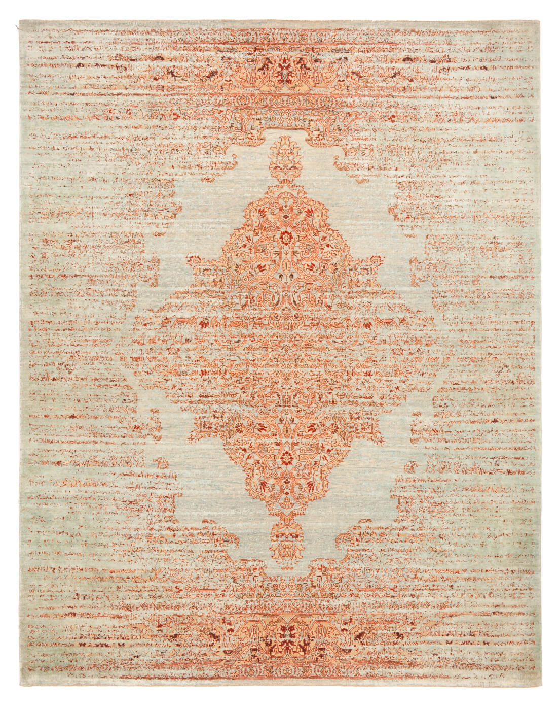 Килим Tabriz Fashion Stomped Babyblue Silk | Розмір: 300 x 400 см