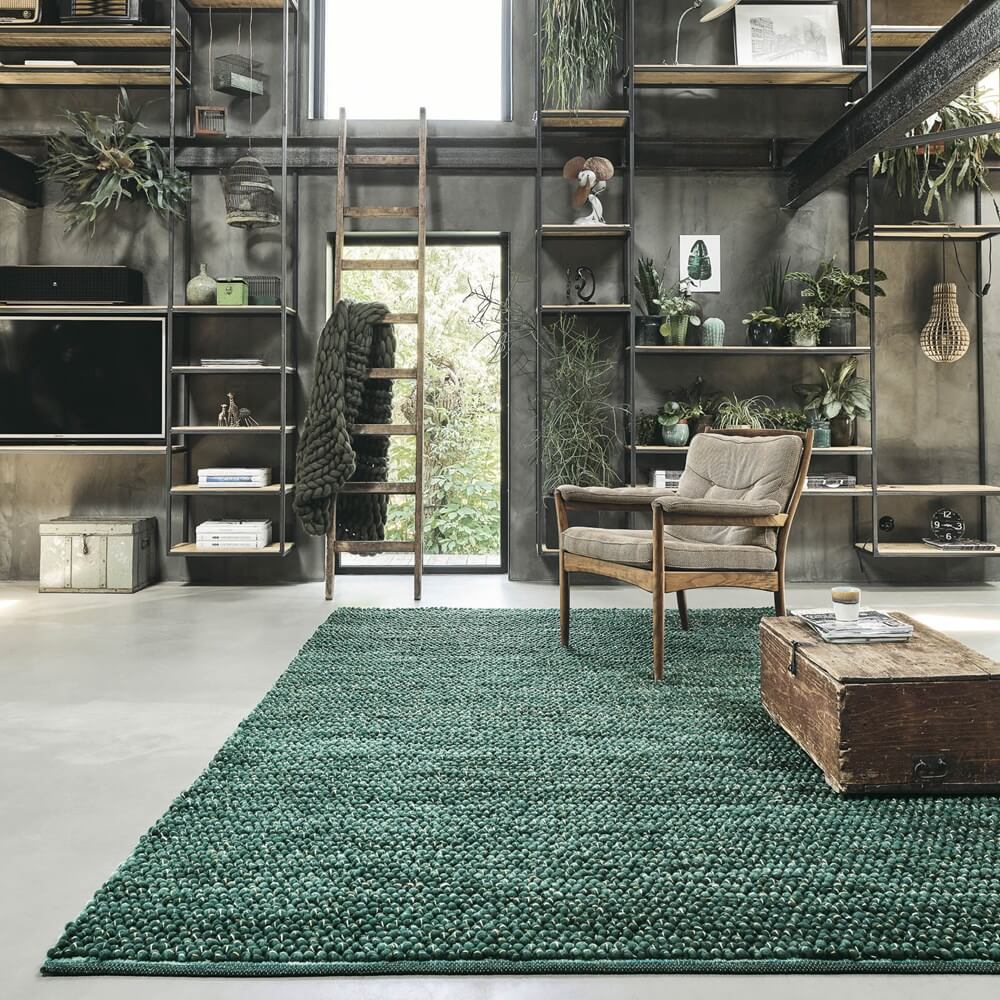 Тканий безворсовий килим Cobble | Розмір: 250 x 350 см