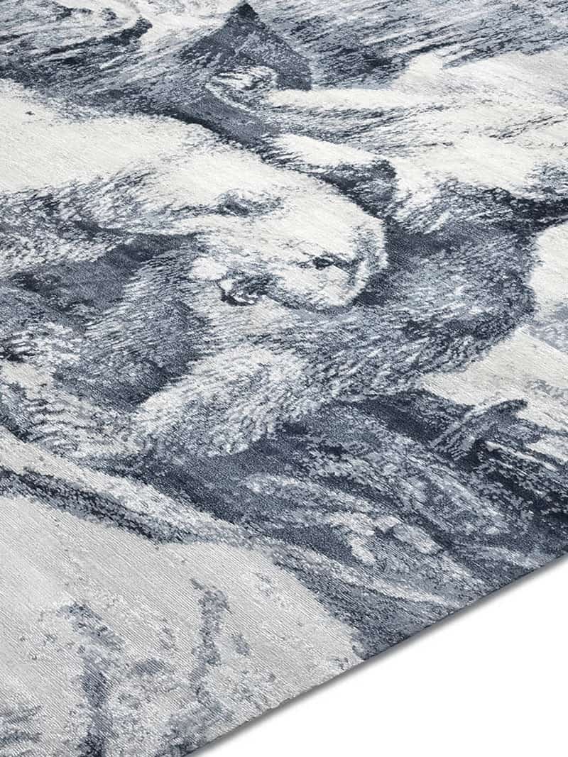 Розкішний килим ручної роботи Polar Bear