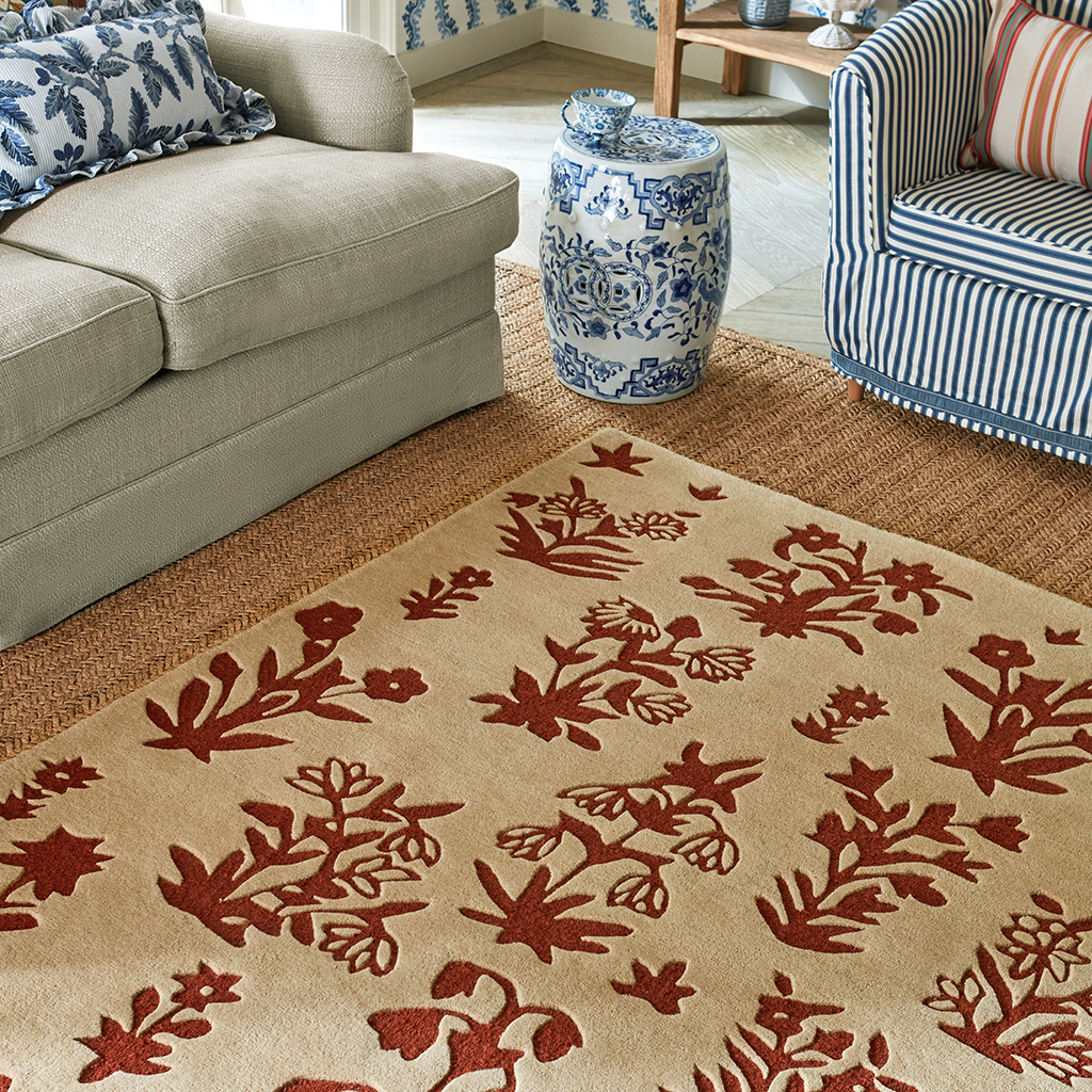 Килим Woodland Glade Linen/Russet Br. 146801 | Розмір: 250 x 350 см