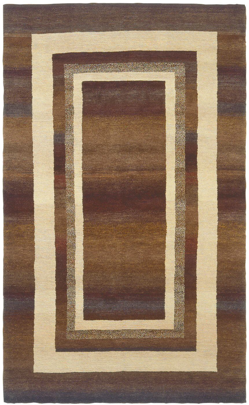 Килим Gamba Triple Border Brown