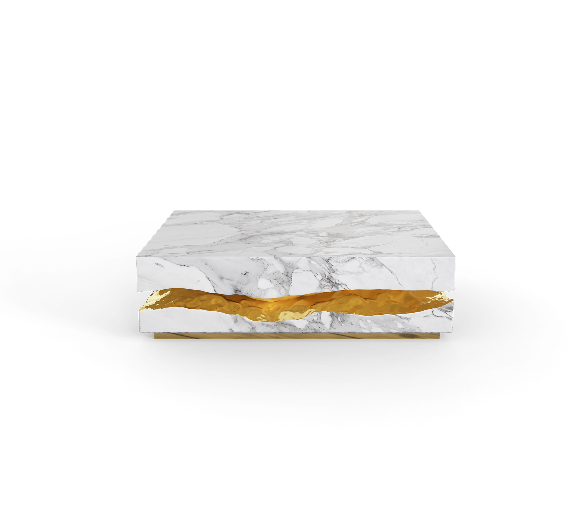 Журнальний столик Boulder Carrara Marble Table