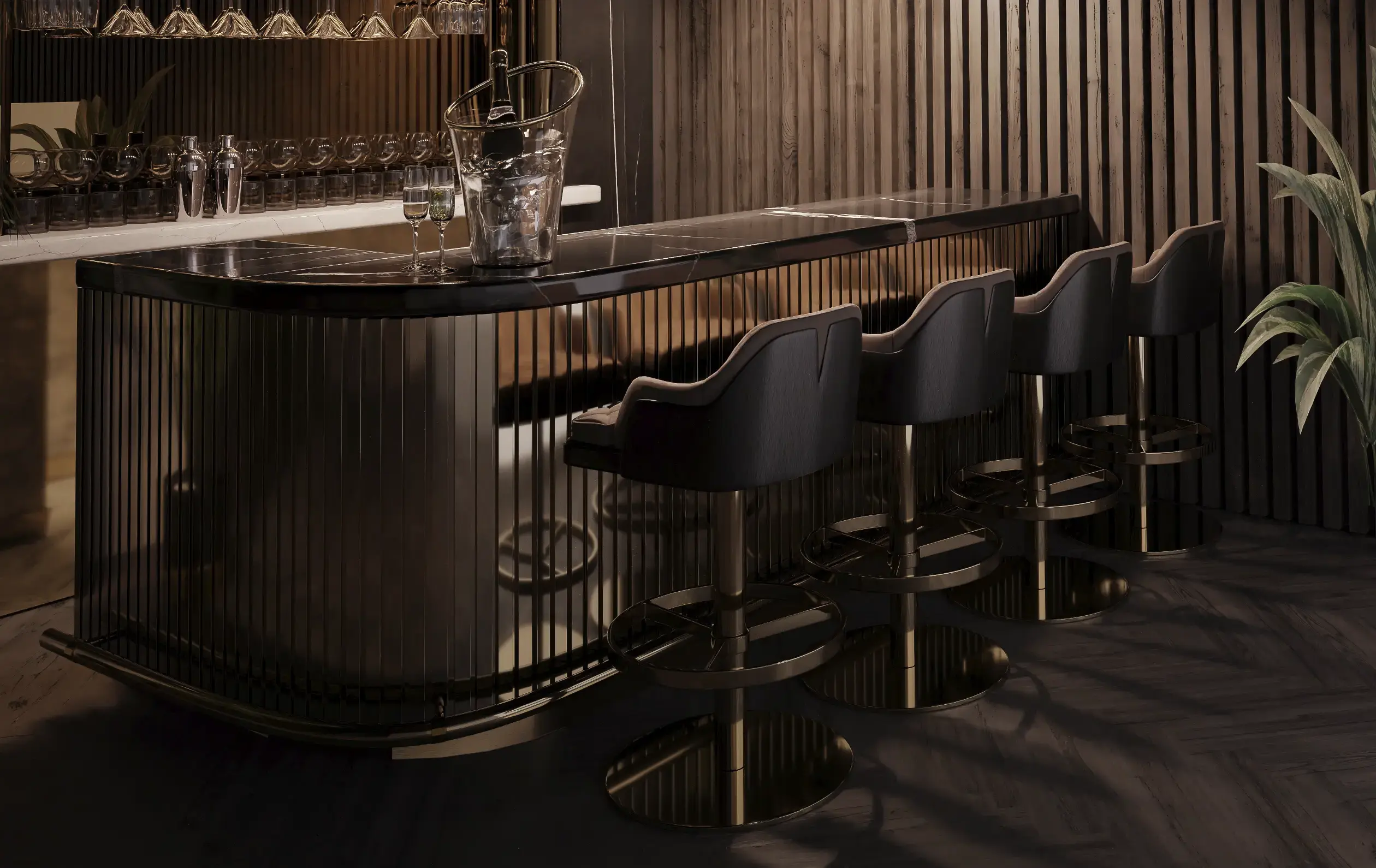 Поворотний барний стілець Regal - 5