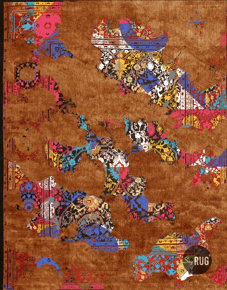 Килим ручної роботи Agra Patch | Розмір: 500 x 600 см