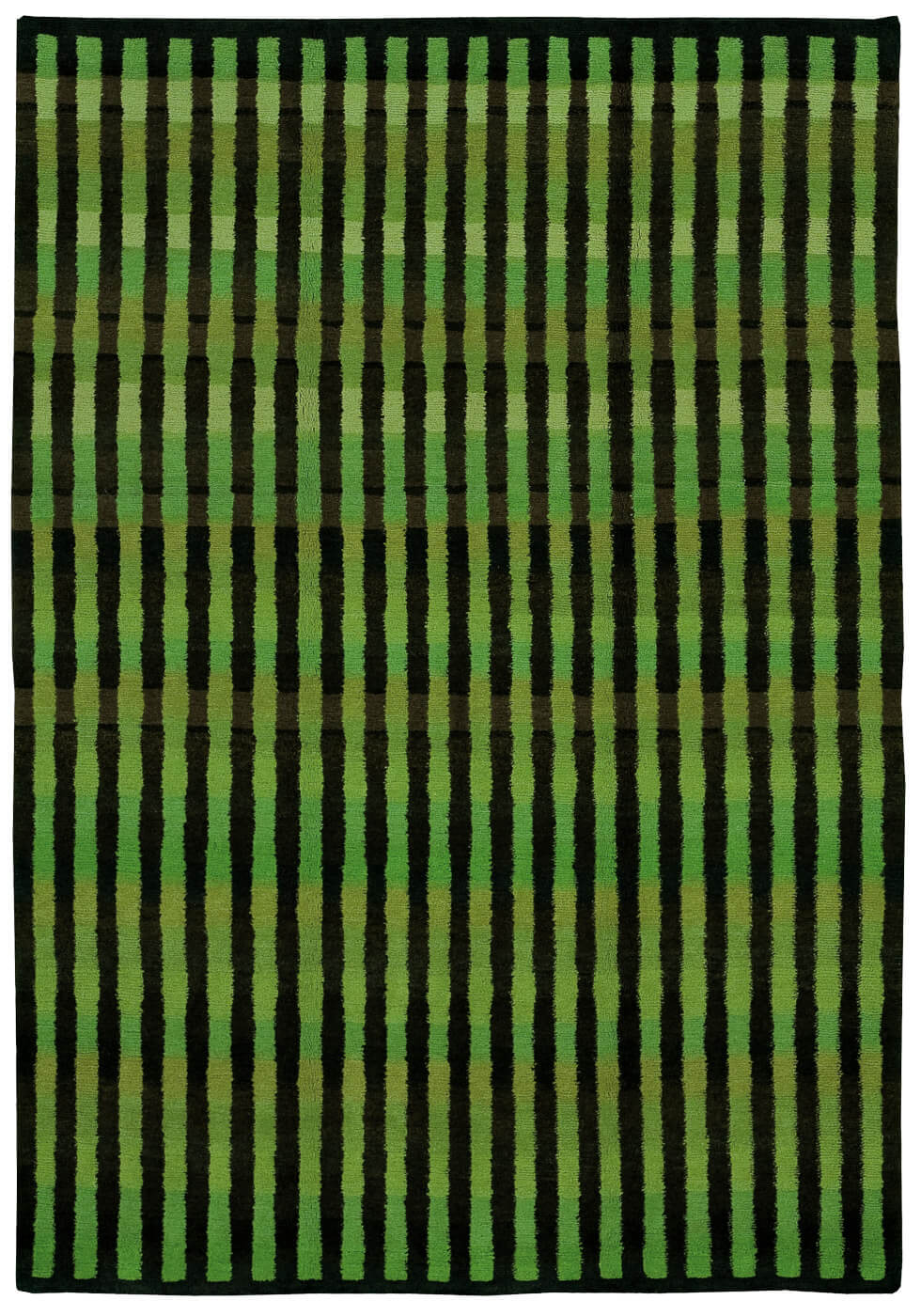 Килим Gamba Vertical Stripes Black Green