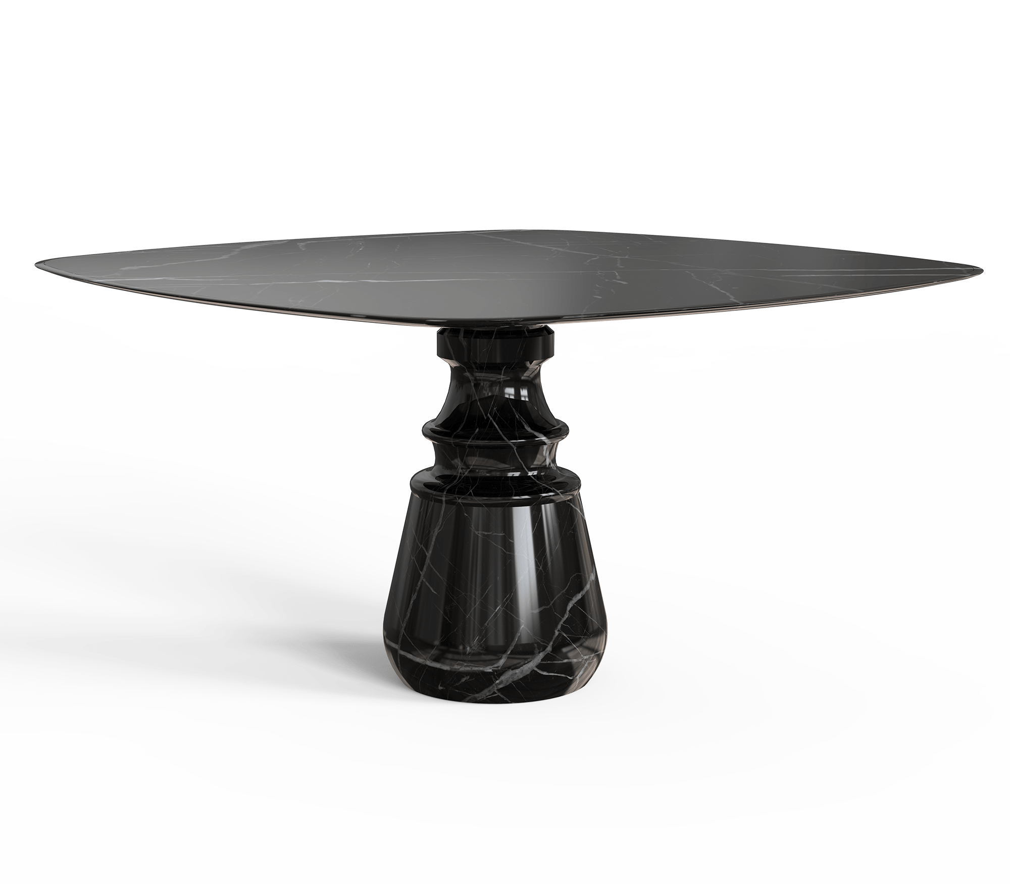 Обеденный стол Obsidian Square Nero Marquina