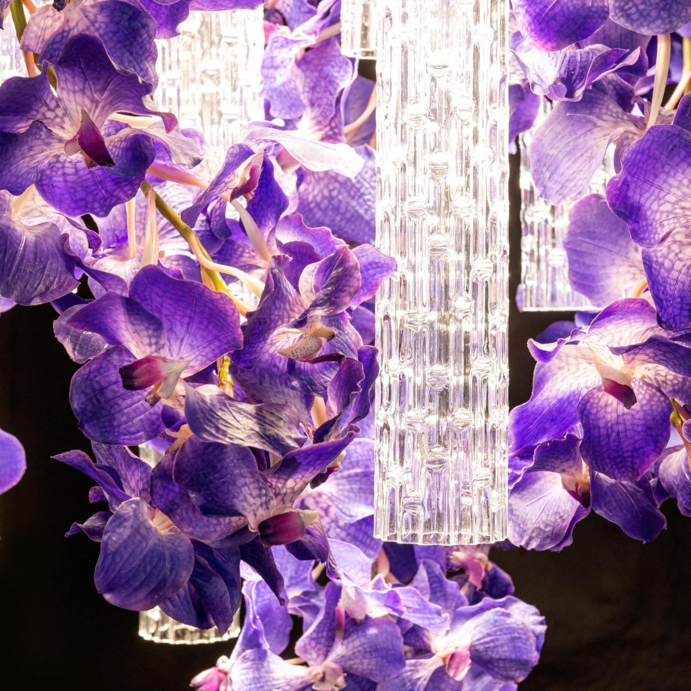 Квадратная люстра Vanda