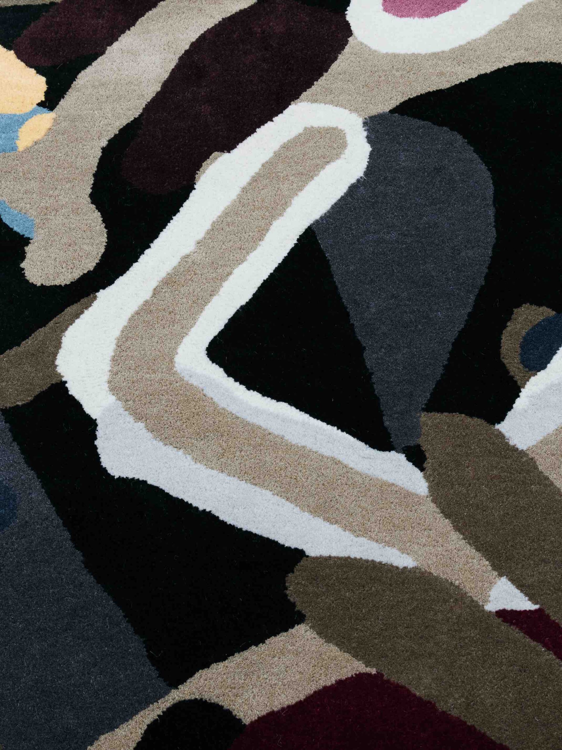 Круглий килим італійський ручної роботи Smoked Wood