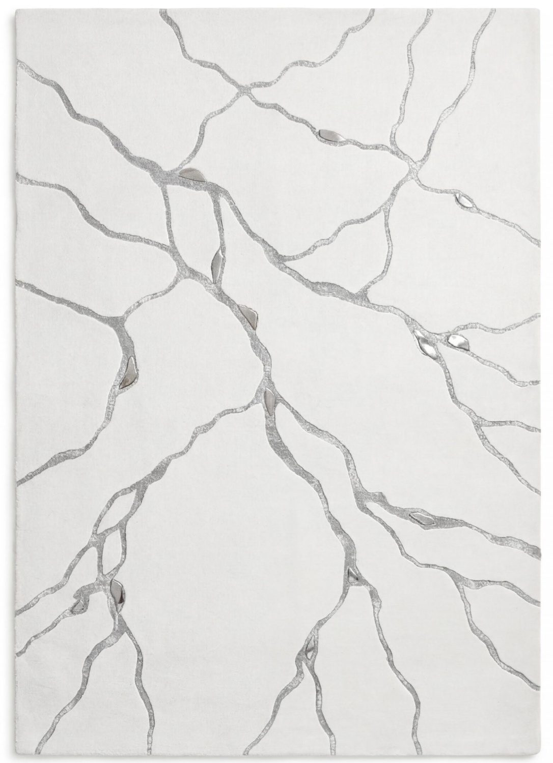 Ковер авторский Vein Marble White