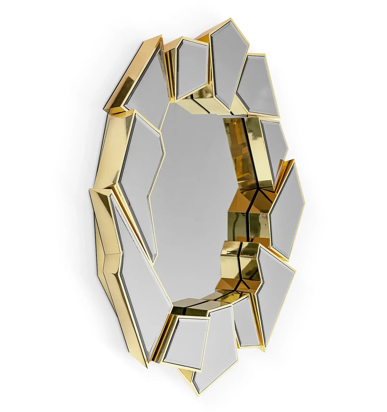 Круглое зеркало Shatter