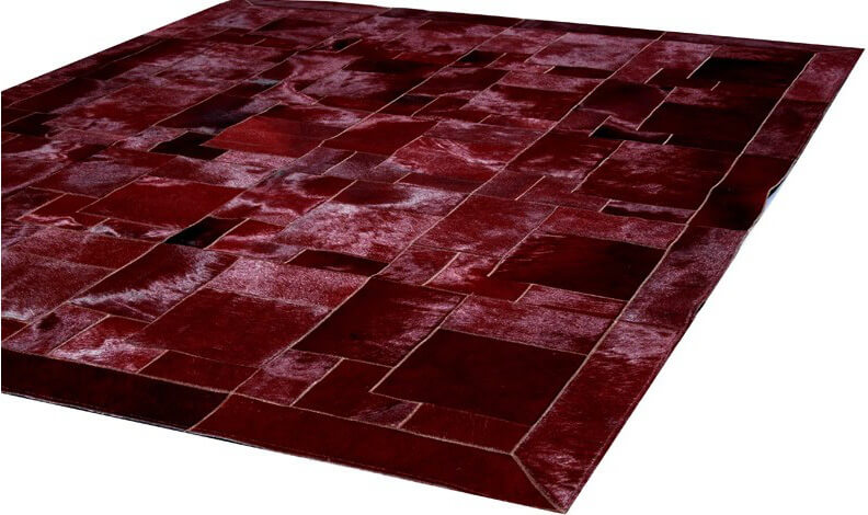 Килим з натуральної шкіри Puzzle ☞ Розмір: 220 x 300 см