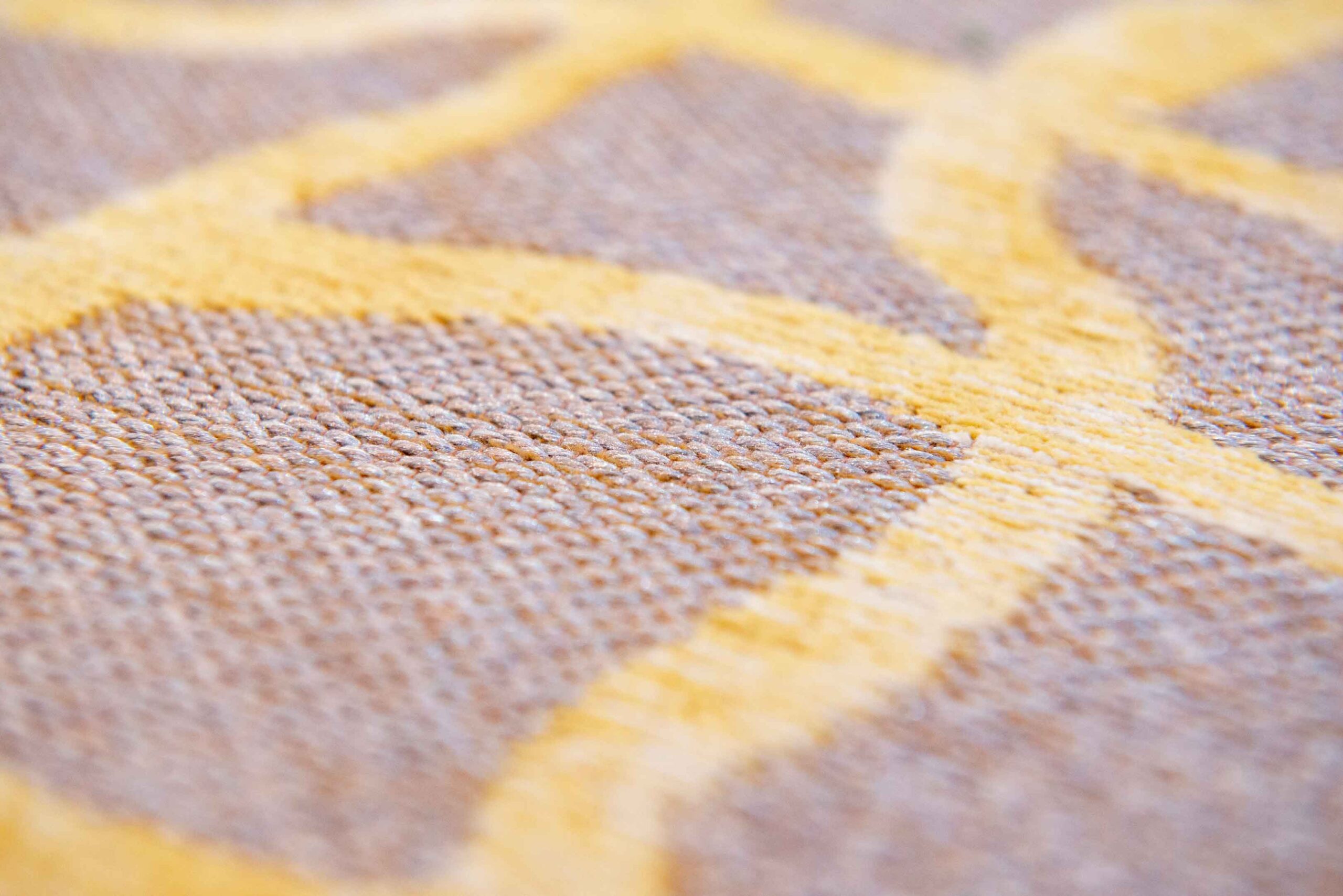 Круглий килим преміум Yellow Scarab