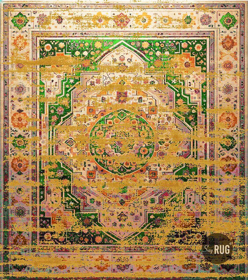 Дизайнерський килим Majestic Threads Gold | Розмір: 250 x 300 см