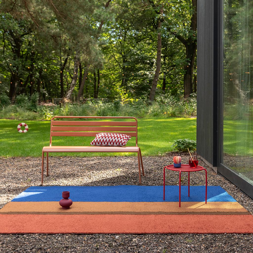 Килим вуличний Habitat Festival Stripe Blue 496518 | Розмір: 200 x 280 см