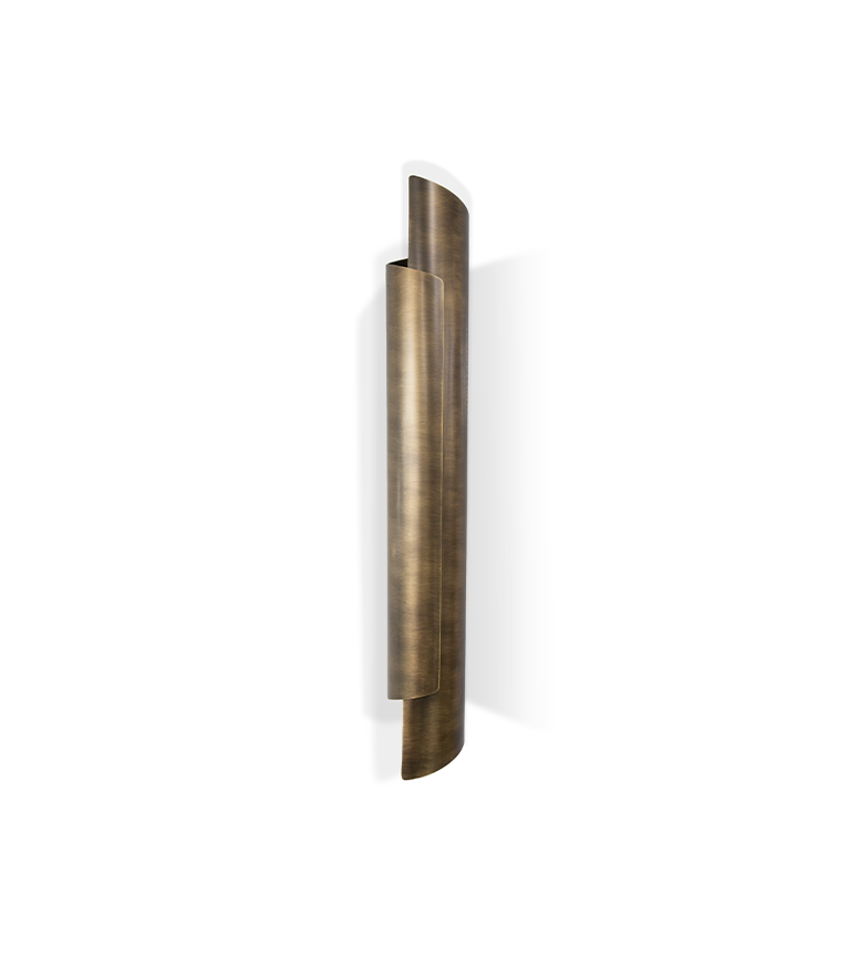 Настенный светильник Aged Brass