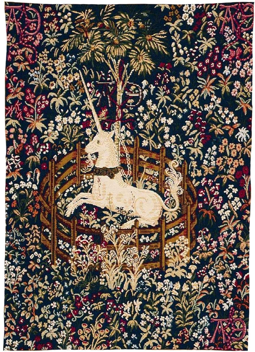 Гобелен Captive Blue Unicorn without Border