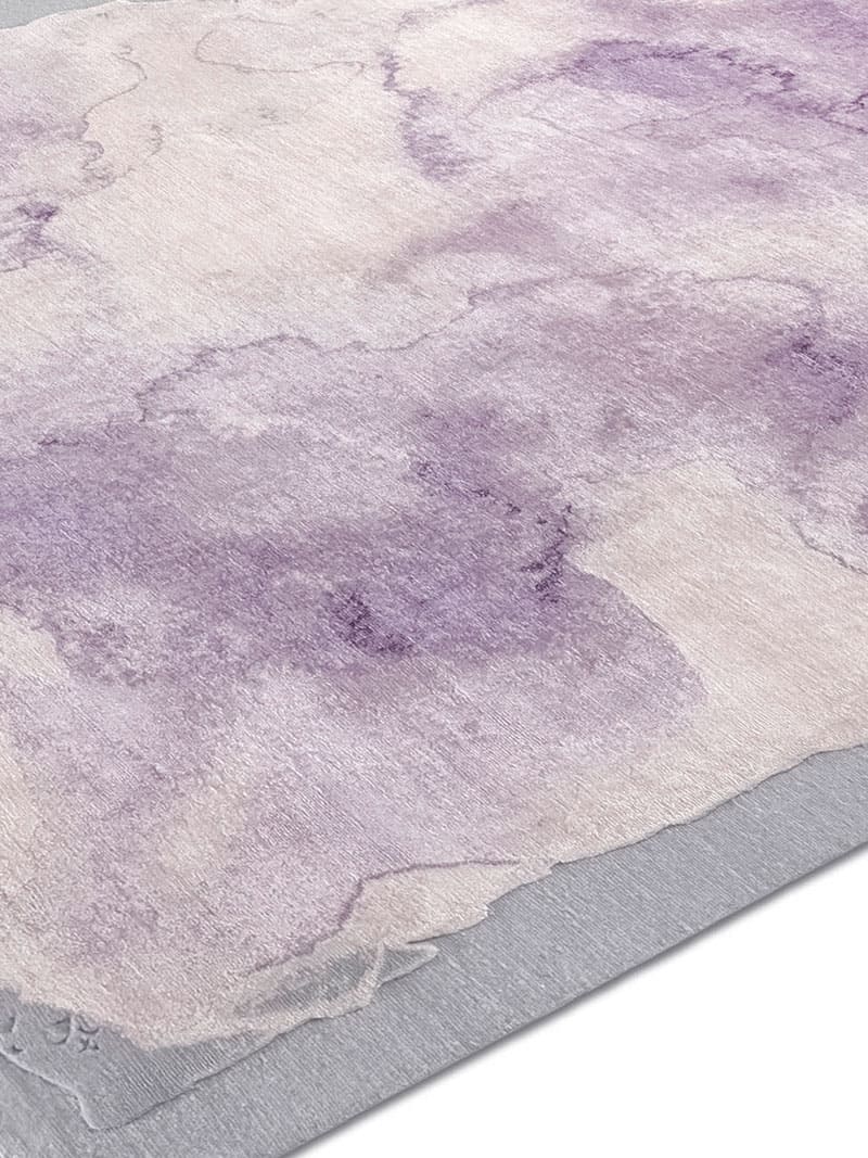 Элитный узелковый ковер ручной работы Mono Purple