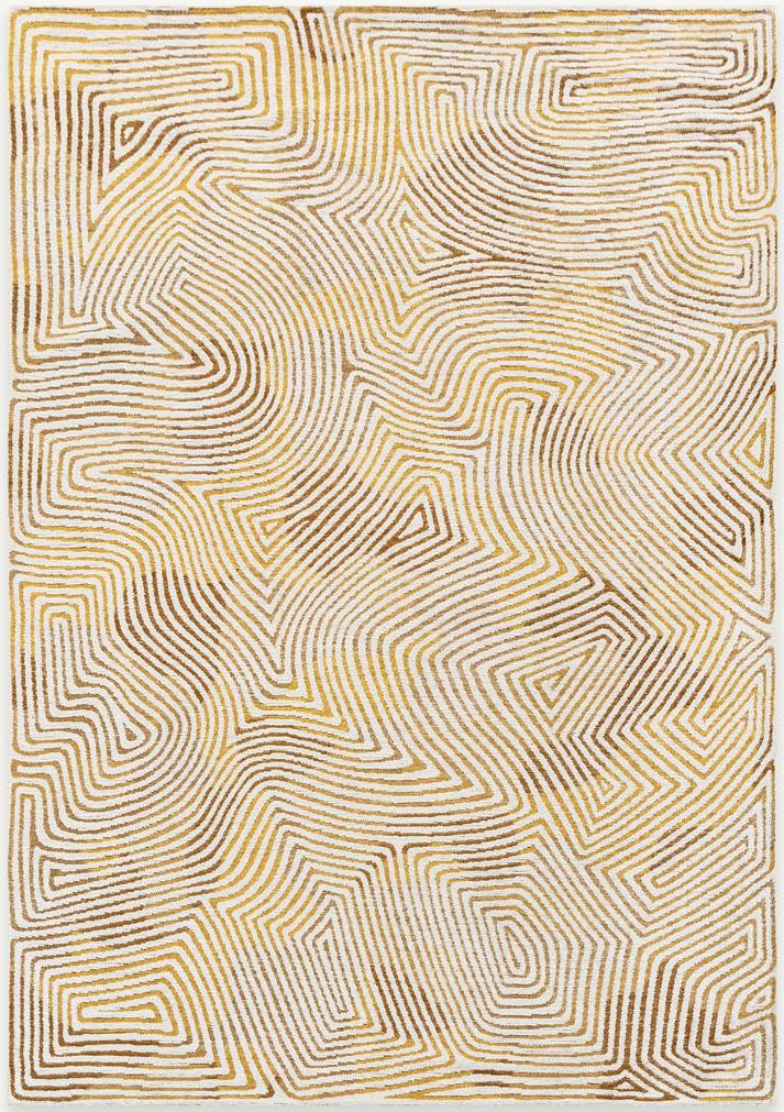 Килим Yellow Hippy | Розмір: 80 x 150 см