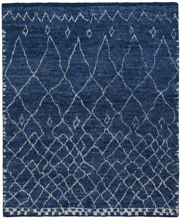 Ковер ворсистый Berber Blue
