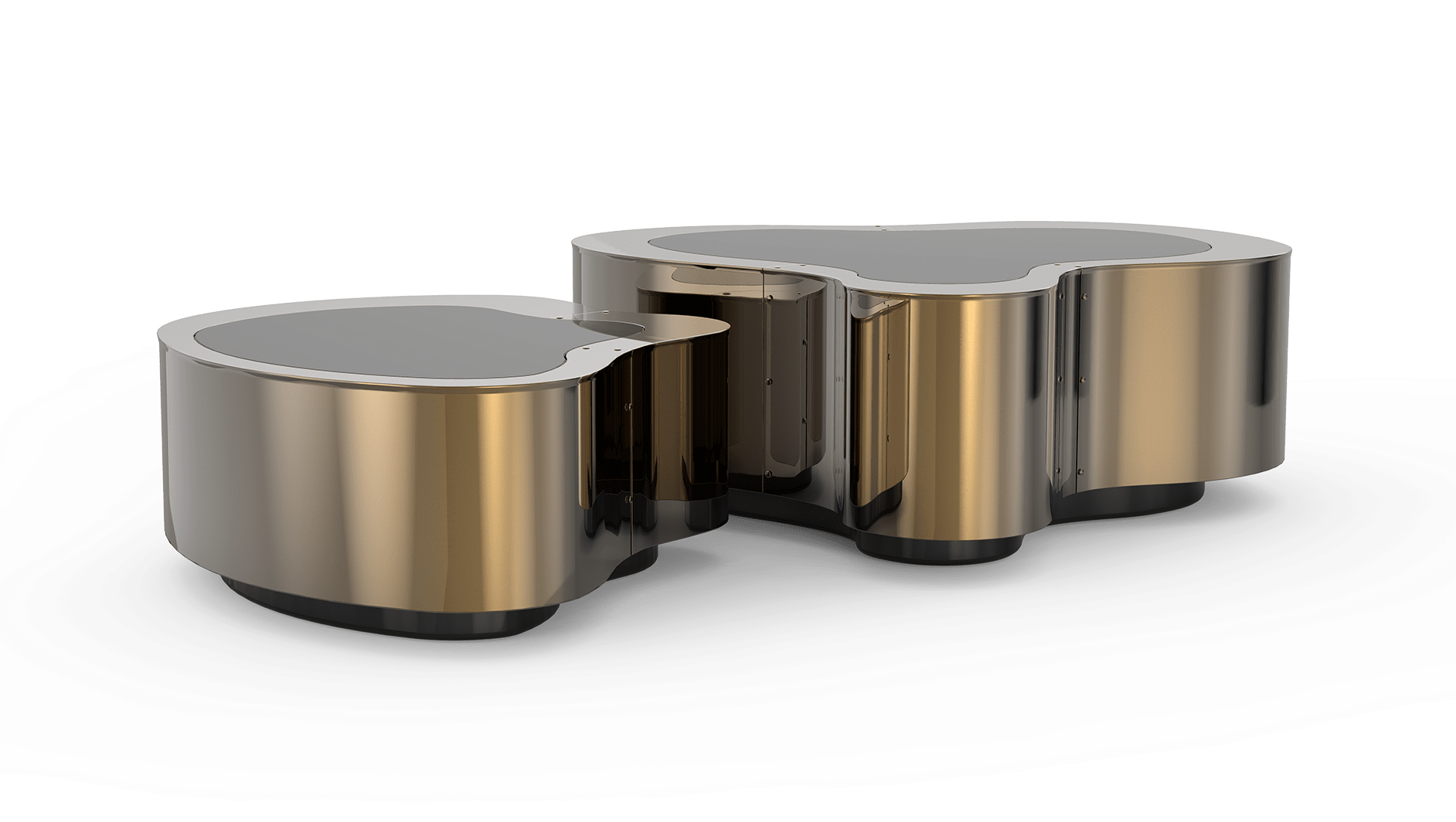 Журнальный столик Crest Polished Patina Set
