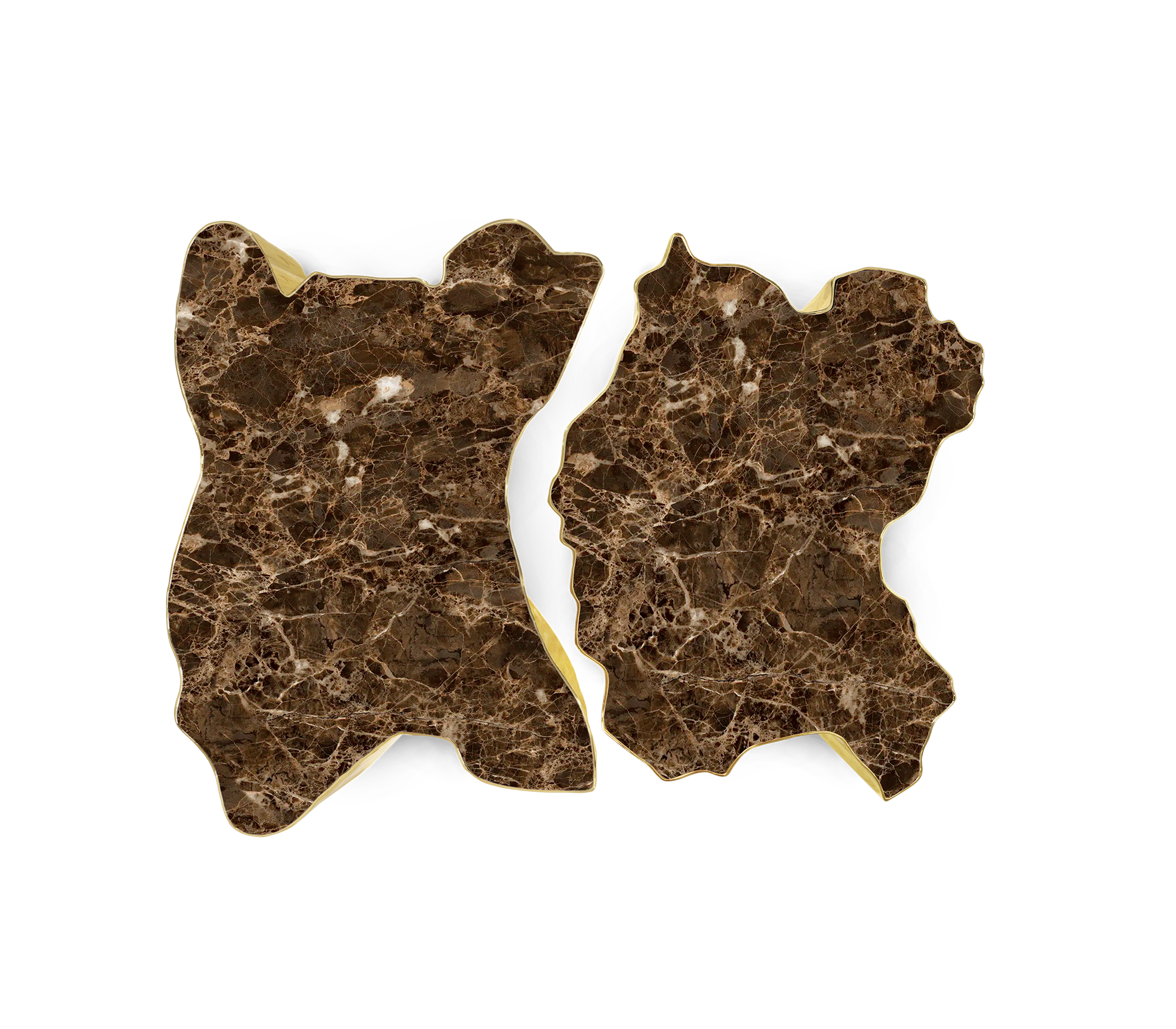 Журнальный столик Paradise Brown Stone Table | Размер: Ш 138 x Г 95 x В 36 см
