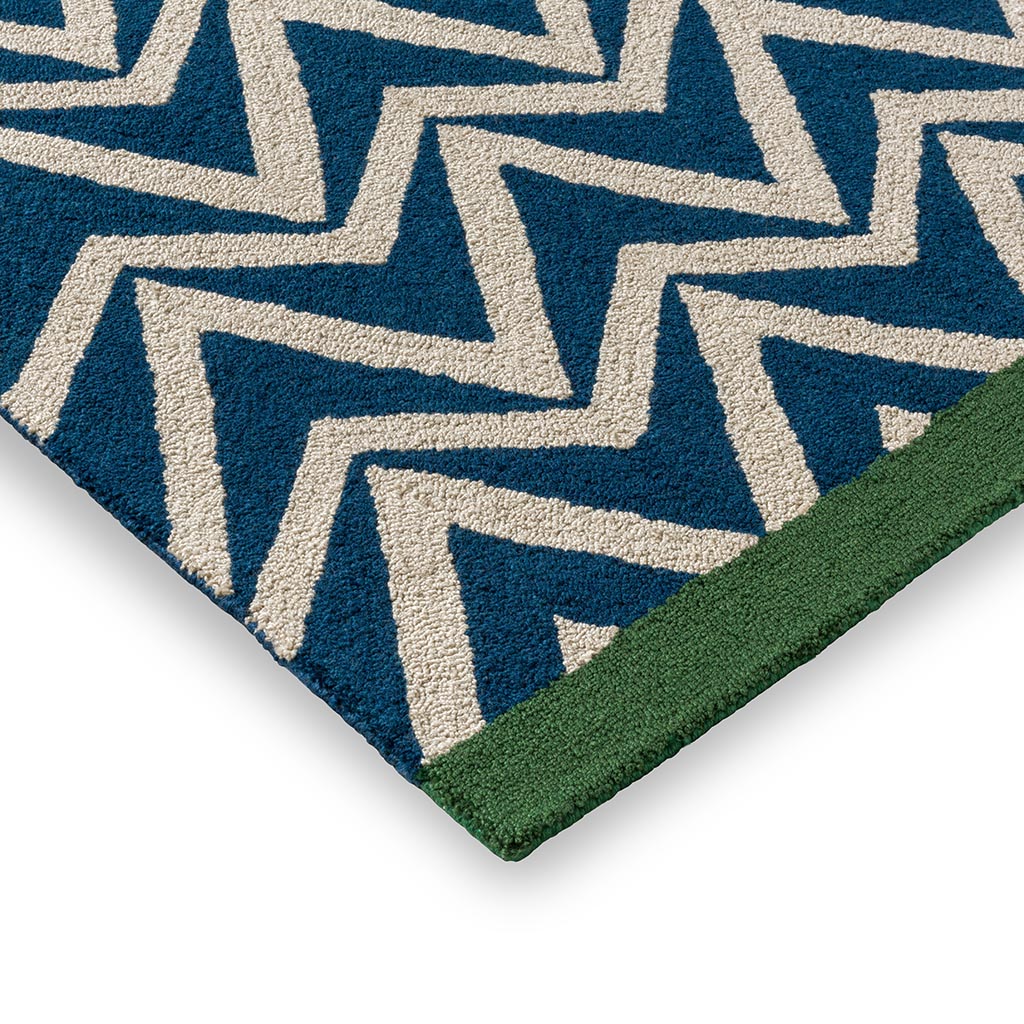 Килим вуличний Flat Weave Blue | Розмір: 200 x 280 см