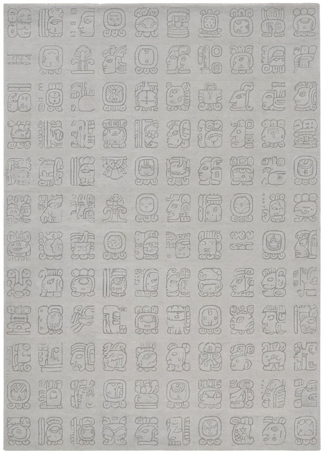 Килим авторський Symbol Grid Grey