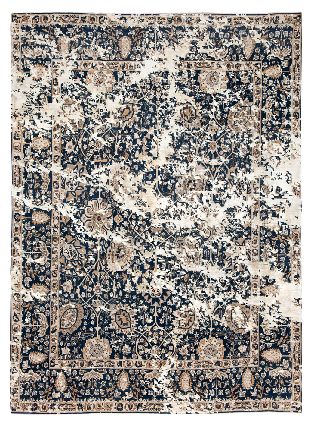 Ковер Tabriz Riverside Sky Black Beige Silk | Размер: 300 x 400 см