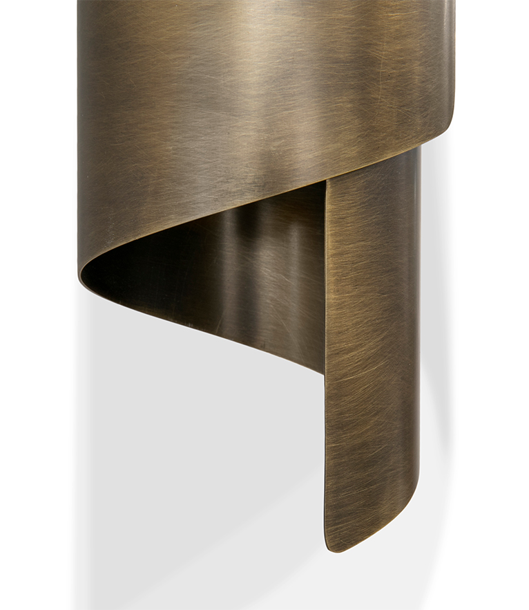 Настенный светильник Aged Brass